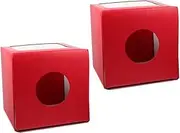 FUNNETOYU 2pcs Raffle Ticket Container Fundraising Boxes with Slot for Tips Charity Events Business Cards and Contests Reusable Design for All Ages