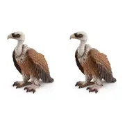 2x Schleich Kids/Childrens Toy Play Replica Figurine Vulture Pretend Animal 3y+