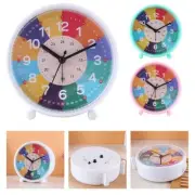 Toddler Friendly 12CM Silent Alarm Clock with Simple Night Light Feature