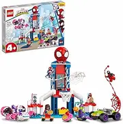 LEGO® Super Heroes Marvel Spidey and His Amazing Friends Spider-Man Webquarters Hangout 10784 Building Kit;Marvel Minifigures