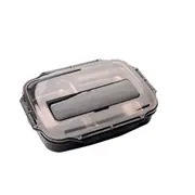 Portable 304 Stainless Steel Lunch Box Compartment Bento Box Kitchen Leakproof Food Container with Bag