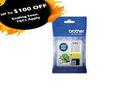 Genuine Brother LC432Y YELLOW Ink for MFC-J6540DW/MFC-J6740DW/MFC-J6940DW 550pgs