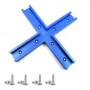 Woodworking Guide Rails Track In Aluminum Alloy With Screws For Carpentry Tasks