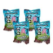 4PK Minecraft Backpack Buddies Series 2 Kids Bag Keyring Pendant Assorted 3y+