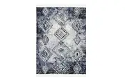 Lost City Blue Geometric Rug