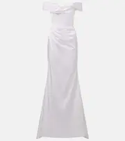 [Vivienne Westwood] Vivienne Westwood Bridal Nova Cora satin corset gown AU 14 white