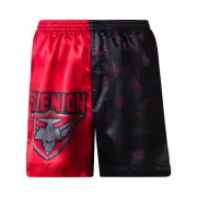 Essendon Bombers AFL AF9263 Boys Team Logo Printed Satin Boxer Shorts New