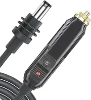 12V 24V Mini Cable, 4.9FT/8.2FT/11.5FT/18FT/34.4FT DC to Cigarette Lighter for Satellite, Extension Cable Mini DC Power Cable for Car/Truck/Ships (5.5m)