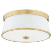 Quorum International 3203-16 Wallinger 3 Light 16"W Flush Mount - Brass