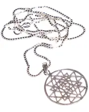 Dell Arte by Jean Claude Silver Pendant Necklace