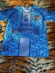 NSW SUPPORTER EAB BLUES BORDER PATROL JERSEY SZ M BNWT FREE POST (H23