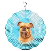 Brussel Griffon Dog Breed Wind Spinner, yard decoration, dog wind spinner