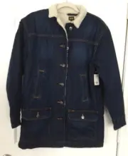 Lee Jacket Vintage Modern, Harvest Moon, Sherpa Lined, Blue Denim