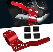 Jeyaic Turn Signal Lever Extender - Car Styling Adjustment Steering Wheel Rod Extension Position Kit - Aluminium (Red)