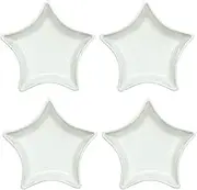 SOCOSY Star-Shaped Multipurpose Ceramic Sauce Dish Seasoning Dishes Sushi Dipping Bowl Appetizer Plates Serving Dish Saucers Bowl(Set of 4)