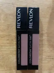 2 Revlon Colorstay Satin Ink #001 Your Go To Lipstick