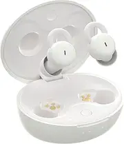 Smallest Invisible Sleep Earphones, Comfortable Noise Blocking Headphones, Wireless Bluetooth for Sleeping, Earbuds for Side Sleepers, Tiny Hidden Sleep Headphones for Work (White)