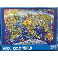 在飛比找蝦皮購物優惠-VOX 1000-20 Crazy World 瘋狂世界地圖