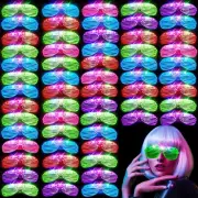 84PCS LED Glasses Glow Glasses, Glow in The Dark Party Supplies 2024 for Kids...
