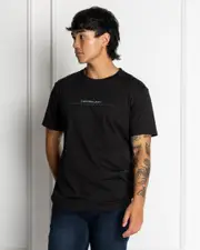 [Calvin Klein] Calvin Klein Men's Minimal Logo T-Shirt in Black Size Small S Black