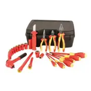 Wiha Tools 31495 Insulated Socket Set, 3/8 Inch Drive, 24 Pc.