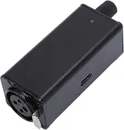 in Ear Monitor Amplifier, Portable IEM Amp Stereo Headphone Amplifier with Belt Clip, XLR & 3.5mm Input, Volume Control