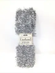 Sears Tinsel Garland Silver Christmas 20 Ft Tarnish Proof New NOS Vintage