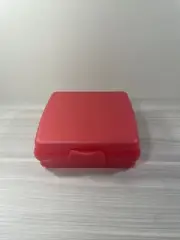 Tupperware Dark Red Sandwich Keeper New!