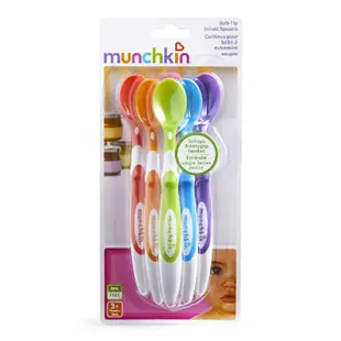 【Munchkin】安全彩色學習湯匙6入