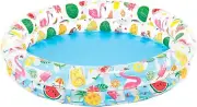 Inflatable Stars Kiddie 2 Ring Circles Swimming Pool