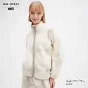 Marimekko size L (14-16) Fleece Full-Zip Long Sleeve Jacket (light grey)