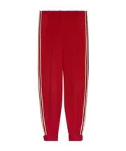 Gucci Military Drill Buckled Pants IT46 Red