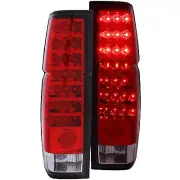 ANZO LED Tail Lights Red/Clear for Nissan Hardbody | 311034