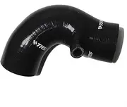 TRS Silicone Air Filter Upper Intake Duct Hose Compatible With Mini Cooper S R52 R53 02-08 Black