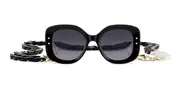 Carolina Herrera HER 0254/S 807/9O Women’s Sunglasses Black Size 53
