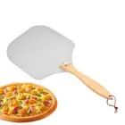 Aluminum Metal Pizza Peel Shovel Foldable Spatula Cutter Rocker Cooking Tools