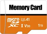 SD Card 1024GB Micro SD Card, Microsdxc UHS-I Flash Memory Card with Adapter, 10