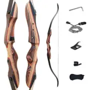 DSK Raptor 62" Takedown Recurve Bow Archery for Hunting Targeting Shootin