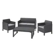 Keter Orlando Lounge Set With Adjustable Lyon Table
