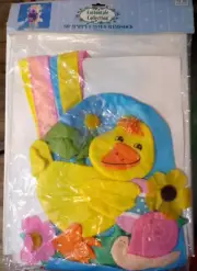 2002 Vintage Cottontale Collection 60" Happy Easter/Spring Windsock Jo-Ann Store