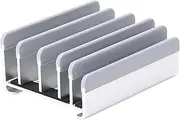[Elestoria] Adjustable Laptop Stand - Fits 5 Devices, Modern Design, Tool Free Adjustment, Protective & Stable