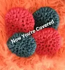 HANDMADE Face Scrubbie Sponge Pink/Blue Facial Exfoliation Deep Clean Skin Care