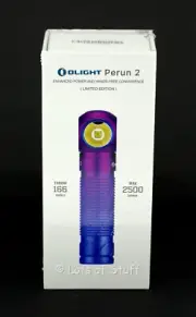 Olight Perun 2 Purple Gradient Limited Edition 2500 Lumens New Sealed -65