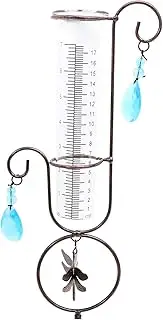 Yardwe Rain Gauge Outdoor Precision Rainfall Measurer for Garden Yard Patio Spiral Rain Gauge Rain Measurer Tool