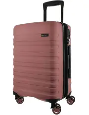 [PIERRE CARDIN] Grande Cabin 54cm Hard Shell Suitcase in Rose