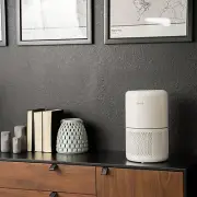 Air Purifier Freshener Filter Dust Mold Cleaner Room Home Odor Eliminator White