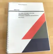 Tektronix 070-9720-01 TDS500B, TDS600B, TDS700A Performance Verification & Specs