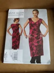 Sewing Pattern Vogue 1192 Dress Anne Klein American Designer Size 8-14 Uncut