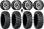 MSA Portal 15" Wheels Machined 30" Versa Cross V3 Tires RZR XP 1000 / PRO XP