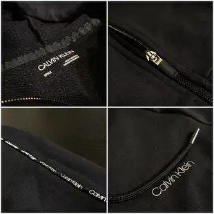 Calvin Klein CK 手袖串標 素面間約連帽外套 運動外套 【Watch On-line Store】